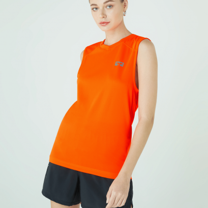 TL LITE Sleeveless Shirt (Solar Orange) เสื้อวิ่ง/เสื้อกีฬา ผู้ชายรุ่น TL Lite สีส้ม